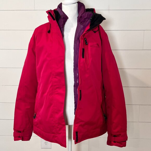 Polar Edge Heavyweight Pink & Purple Ski Jacket/Coat Size M - Picture 1 of 10